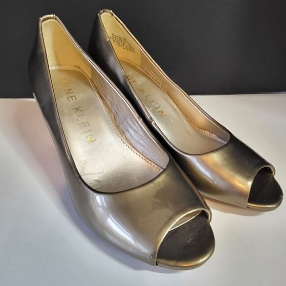 Ann Klein Open Toe Heels - Picture 1 of 10